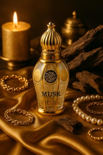 Image of MUSK Luxury Attar for Unisex, Long Lasting & Non-Alcoholic, Pure Natural Roll-on Attar, Perfume for Men & Women, Suitable for Every Occasion, 12 ml