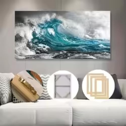 Peinture sur toile abstraite images pour chambre salon art mural