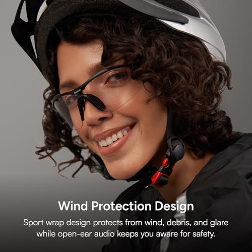 Image of Reebok Octane Shift Smart Eyewear Powered by Lucyd - Photochromic Adaptive Lens - HiFi Bluetooth Sport Glasses