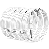 [5Pack] Extra Long iPhone Cable 10ft, Apple MFi Certified Lightning Charger Cable 10 Foot, iPhone...