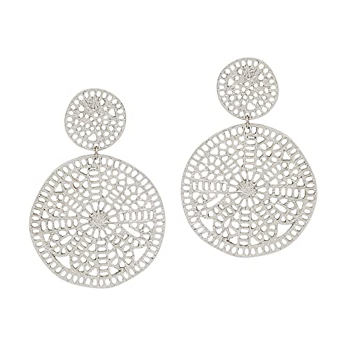 Kallacalla Filigree Post Earrings, Geometric Earrings, Drop Gold Earrings, Dangle Earrings, Gift For Her #TOP6