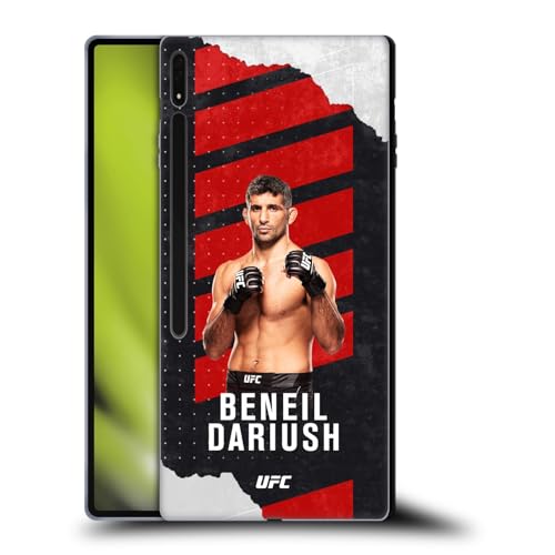 Head Case Designs Officially Licensed UFC Fight Card Beneil Dariush Soft Gel Case Compatible with Samsung Galaxy Tab S8 Ultra