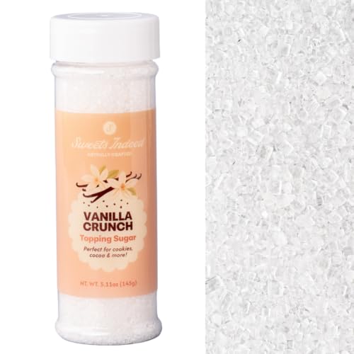Image of Sweets Indeed Sprinkles, Edible Sprinkle Sugar Mix, Perfect for Cake Decorations, Baking, Ice Cream, Cookies, Cupcake Topper (Vanilla)