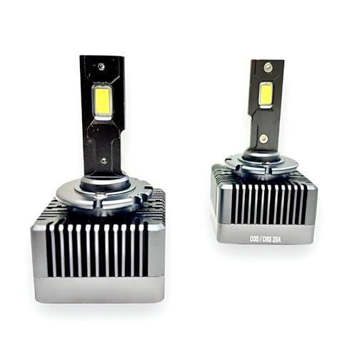 Image of D-Series 'D3S /D8S' 110W Hi-Power HID to LED (Set of 2) 6000K - (Cool White) | Car HID to LED Headlight Bulbs Conversion Kit | ONE Year Guarantee | for BMW, Mercedes, Audi, Skoda, etc