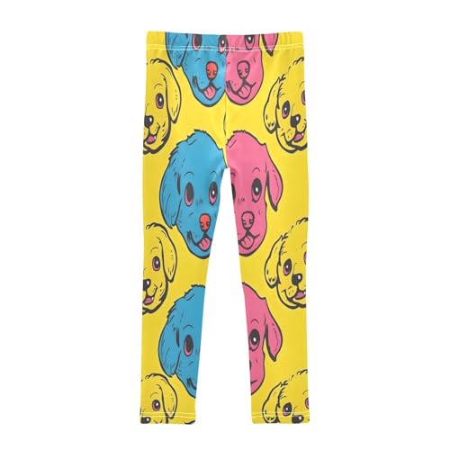 Bolaz Toddler Girls Leggings Printed Yoga Pants Leggings Line Puppy Cartoon for Kids2