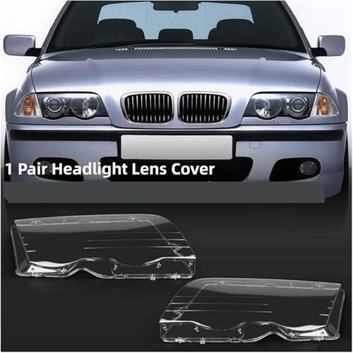 Couvercles de lentille phare BMW E46 berline optique transparent