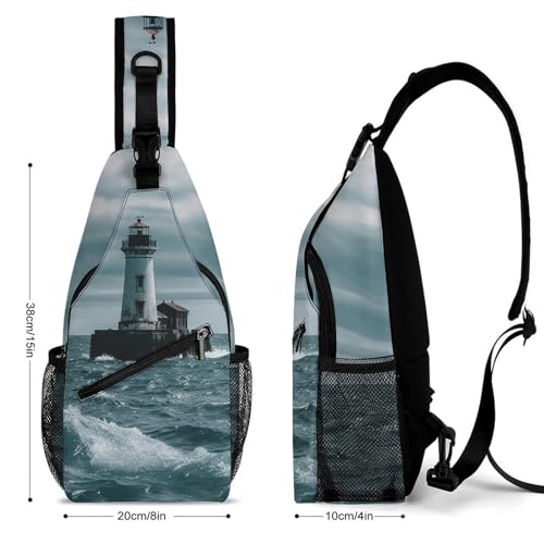 Bolso tipo Sling Ocean para hombro y pecho miniatura 2