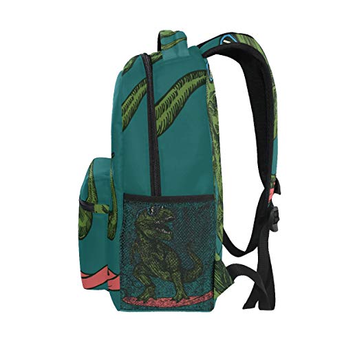 School Backpack Skateboard Dinosaur Teens Girls Boys Schoolbag Travel Bag4