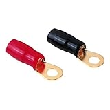 vergoldet Hama Ringkabelschuh, 25 mm², 2 St.