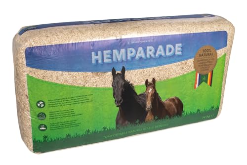 Hemparade HempFlax Hanfeinstreu für Pferde 14 kg 100% Hanf staubarm