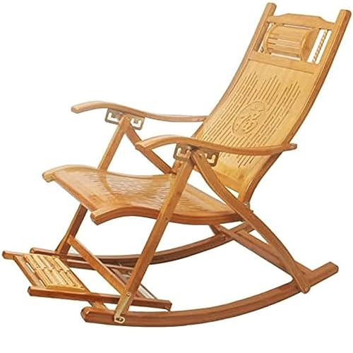 NALsa Tumbonas de jardín Mecedora de bamb