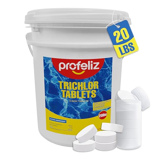 PROFELIZ Chlorine Tablets 3 Inch for Swimming...
