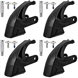 BESPORTBLE 4 Stück Universelle Inline-Skate Bremsen Ersatzteile, Rollschuh Bremsstopper Set Mit Schrauben Für Sicheren Halt Und Stabilität Beim Skaten