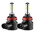 lxxiulirzeu 2 pz 10000LM 4 Lati COB H7 LED H11 Auto Lampadina Faro Auto Lampadina H8 H9 9005 HB3 H10 9006 HB4 Auto Fog Lampada 50W 6500K 8000K 12V (Color : Black, Emitting Color : Ice Blue 8000K)
