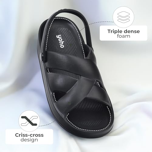 Image of YOHO Wanderz Clogs for Women | Soft EVA Cushioned Footbed | Lightweight with Bold Sole, Waterproof