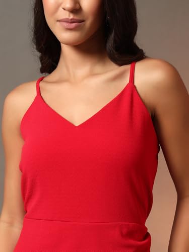 Image of Trend Arrest.ed Women's Bodycon Midi Dress | Casual & Night Out Fit | Slim Fit Stretch Fabric
