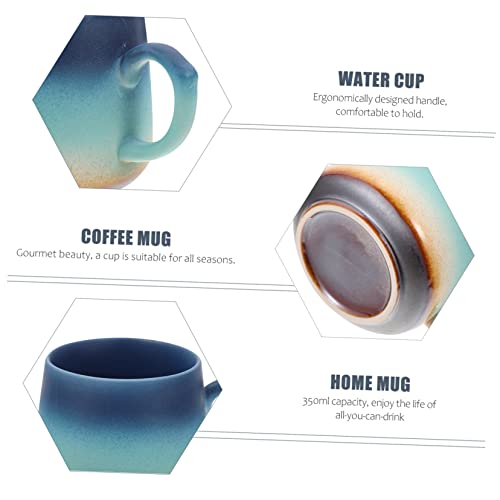 KANBUN Tazas de té, 3 unidades, taza de café, tazas de café de viaje, tazas de té de vidrio, tazas de capuchino, taza de café para el hogar, taza de agua, taza de cerámica, taza de té, taza de