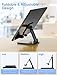 ARZOPA Cell Phone Stand Angle Height Adjustable Phone Holder for Desk, Foldable Phone Stand, Compatible with iPhone, iPad, Surface Pro, Portable Monitor 7