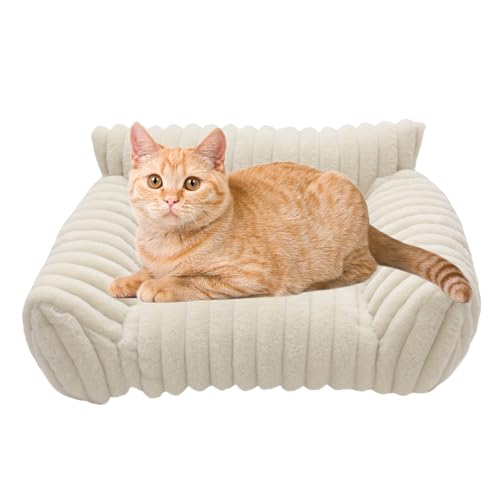 Canapé pour chats au design surélevé et confort douillet premium - 8