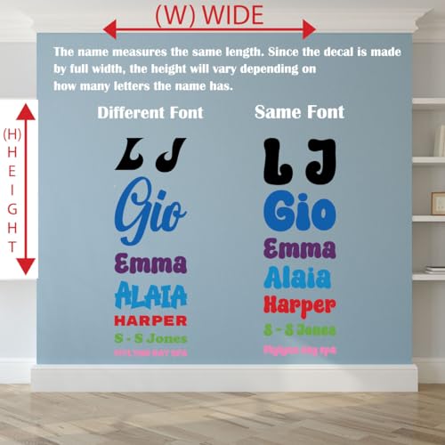Vinilo Decorativo Personalizado Nombre para Pared Infantil miniatura 3