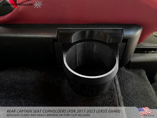 Portavasos Trasero para Lexus GX460 2017-2023 Negro miniatura 2