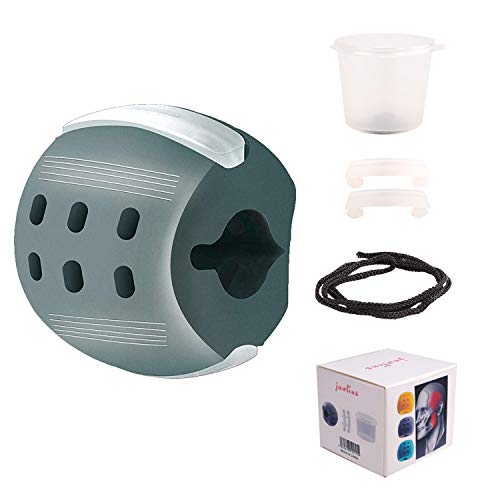 Jaw exerciser Jawline Exerciser Jaw Face and Neck Exerciser-Jawline Shaper to Define your jawline Quick Slim and Tone your face Reduce Double Chin Jaw Exerciser for Men and Women (Advanced-50 Ib)