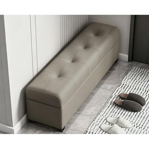 Repose-pieds de salon avec grand espace de rangement caché 70cm