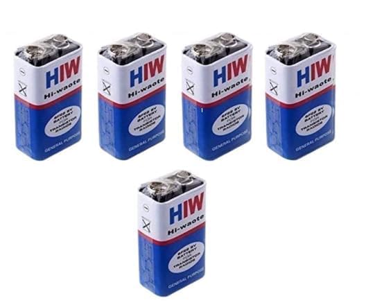 UNIVERSAL HUB 5PIECES HIW Hi-Watt 6F22 9V Battery for General Purpose-picture-16