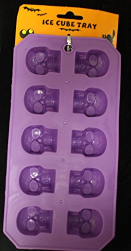 Molde para Cubos de Hielo de Silicona con Forma de Calavera miniatura 2