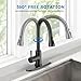 Arofa Matte Black Kitchen Faucet, Kitchen Sink Faucet with Pull Down Sprayer Single Handle Stainless Steel Commercial Modern for 1 or 3 Hole Farmhouse Camper Laundry Utility Rv Bar Sinks