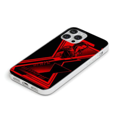 Ert Group Mobile Phone Case For Iphone 13 Pro Max Original And Officially Licensed Marvel Pattern Black Widow 003 Black Optimally Adapted To The Shape Of The Mobile Phone, Case Made Of Tpu #TOP3