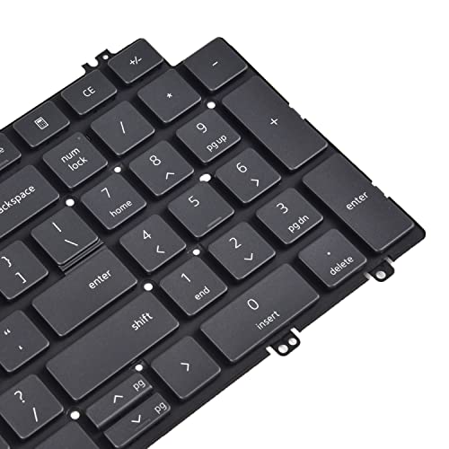 Image of Replacement Keyboard for Dell Latitude 5520 5521, Precision 3560 3561 Laptop with Backlit US Layout P /N: N7N16