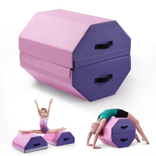 WooPetty 18x23 Detachable Gymnastics Octagon Mat for Home Gym Exercise