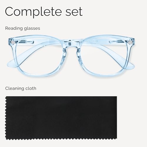 Image of CCVOO Reading Glasses for Women /Men, Eyeglasses, Blue Light Readers for Women /Men, Computer Eye Glasses, Cheaters