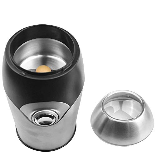 Electric Coffee Grinder,One-Touch Blade Grinder,200W Stainless Steel Powder Grinding Machine for Nuts Herbs,Grains,Spices,Sugar