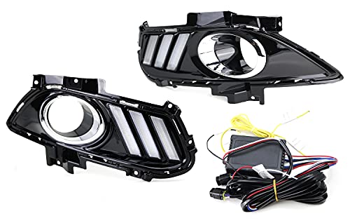 Kit LED DRL para Ford Fusion 2013-2016 Xenon Blanco Ámbar miniatura 2