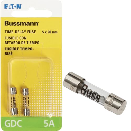 Bussmann 5A GDC Glass Tube Electronic Fuse (2-Pack) - 1 Each