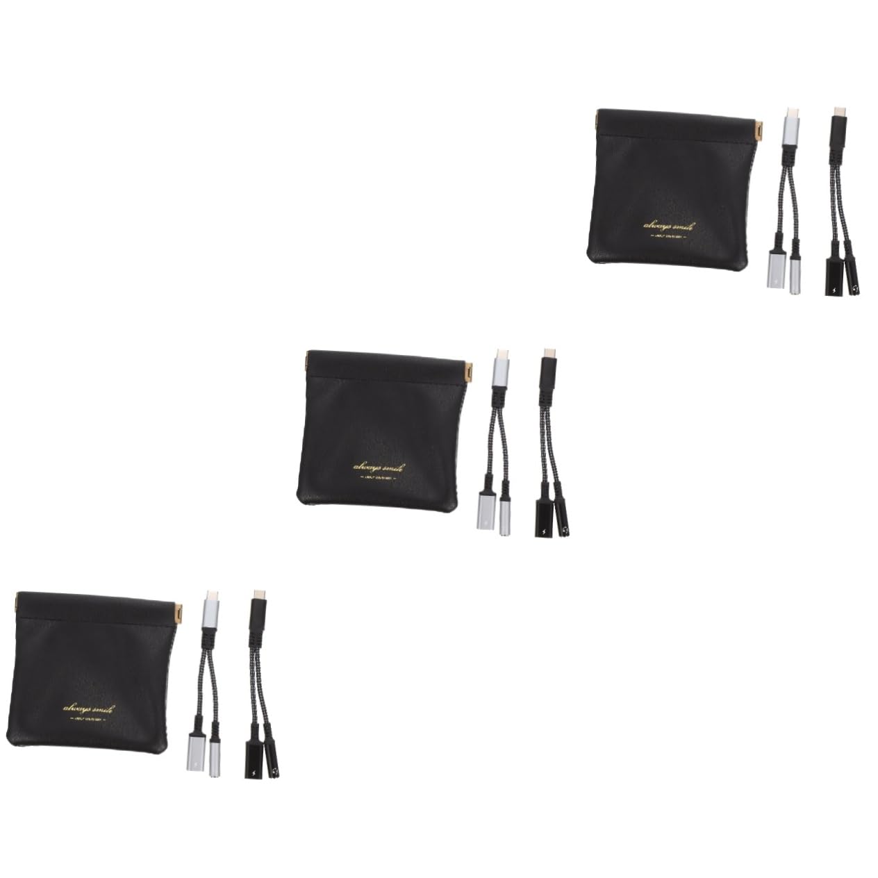 jojofuny 3pezzi Adattatore Usb c Jack Audio Caricamento e Compatibile Smartphone e Tablet Per e