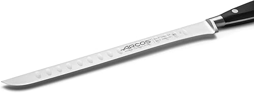 Miniatura 3 de ARCOS Cuchillo de trinchar de acero inoxidable de 10 pulgadas. Cuchillo rebanador de jamón para cortar jamón y carne. Mango ergonómico de