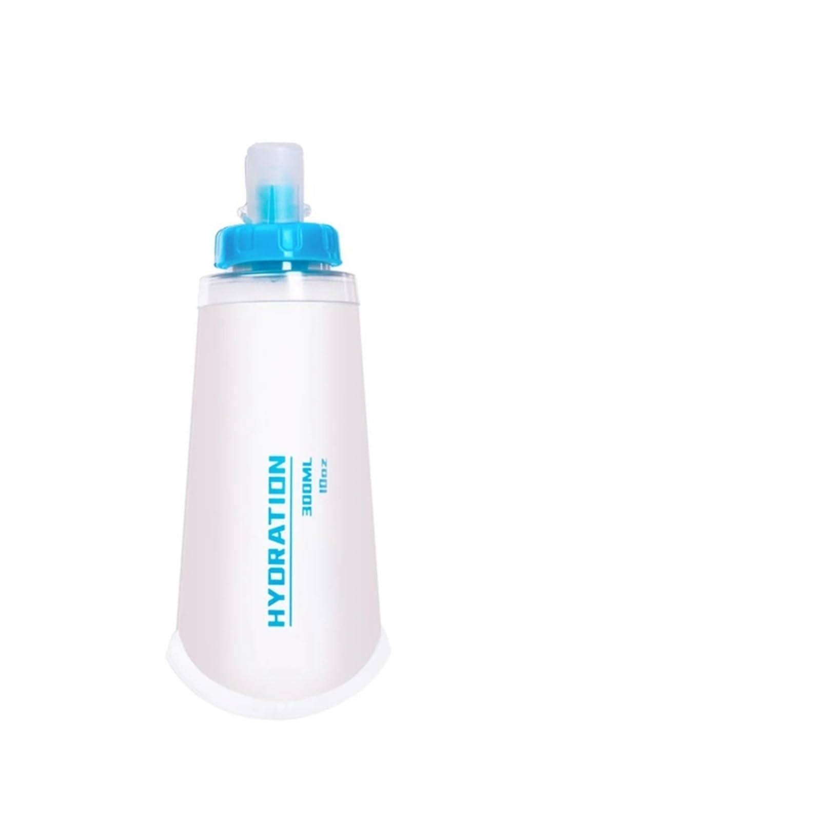 QuxetlRyz Sports Water Bottle Water Bottle Folding Soft Flask Sport Bag Collapsible Drink Hiking Camping(Transparent 300ml)