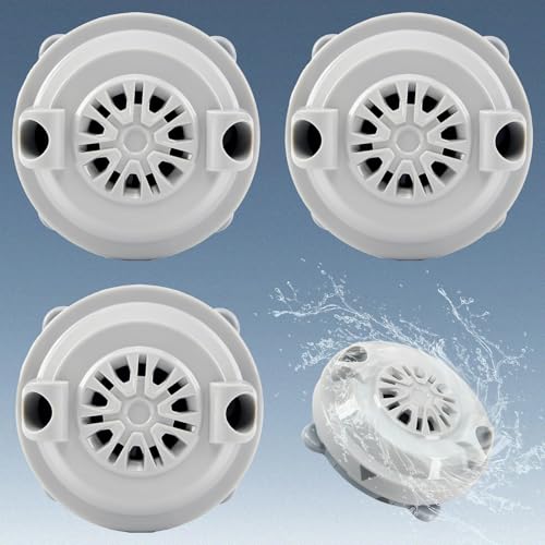 KONOVOLY BF-004 Magnetic Pedicure Pipeless Jets 4-Pin Pedicure Jet for LURACO BF-004 Pedicure spa Tubs Includes Propeller and Cap 3 Pack