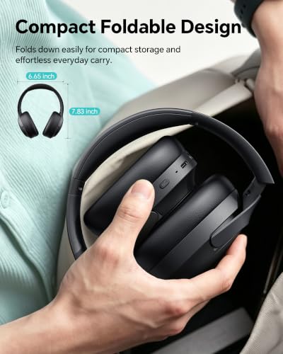 dbsono Hybrid Active Noise Cancelling Headphones:Over-Ear Headphone Black - image 7