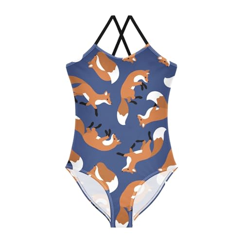Image of Girls one Piece Swimsuit Summer UPF 50+ Quick Dry Beach Bathing Suit with Straps Swimwear 3-10 Years