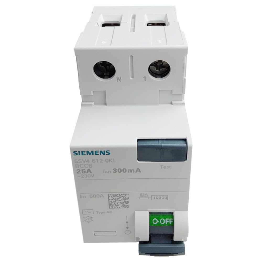 Siemens Sentron – Interruttore differenziale 5sv 70 mm classe -ac 2 poli 25a 300ma