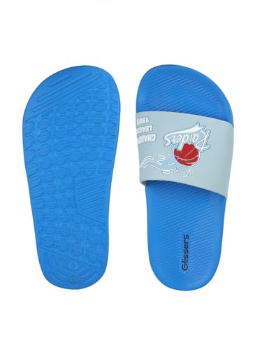 Image of Basketball Open-Toe Comfortable Kids Flip-Flops Slippers Stylish Slides and Soft Chappals for Boys and Girls Footwear