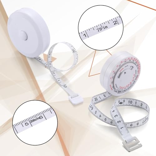 Relaxweex 9 Pcs Physical Therapy Goniometer Tools Set Include 6 Pcs 6, 8, 12 Inches Goniometer Set with 2 Pcs Retractable Body Measuring Tape and Gait Belt for Occupational Therapy - Image 7