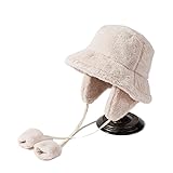 Bomber hiver chaud chapeau de seau chapeaux pour femmes casquette de Golf chapeau de rando...