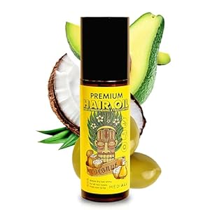 [K-Beauty] MEDIALL Premium Hair Oil | Argan Oil Hair Serum for Frizzy and Damaged Hair Camellia Oil Hair Serum for Curly Hair | Coconut Oil Hair Shine Serum 1.85 Fl oz