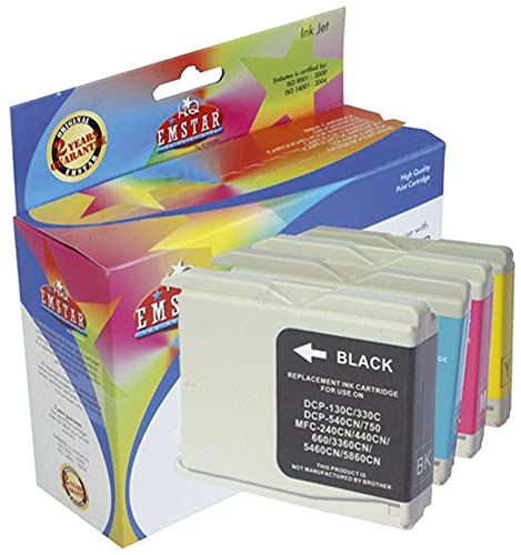 Preisvergleich Produktbild Emstar B45 Remanufactured Tintenpatronen Pack of 4