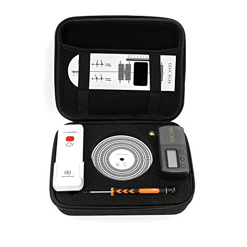 Turntables Adjustment Tools Set with Case, 6 in 1 Professional Turntable Scale Stylus